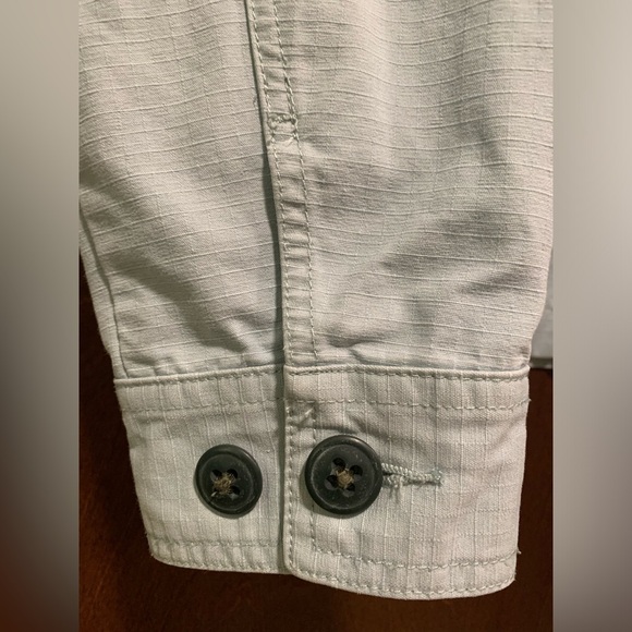 Cabelas Hooded Zip Up Jacket Womens Size Large Light Blue Lightweight - Picture 2 of 9